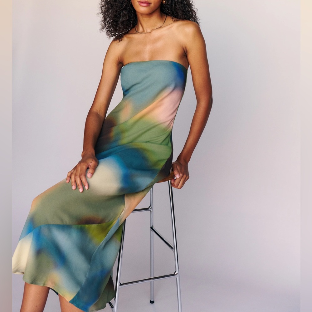 Reformation Joanna strapless dress